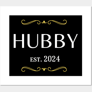 hubby to be - husband est 2024 Posters and Art